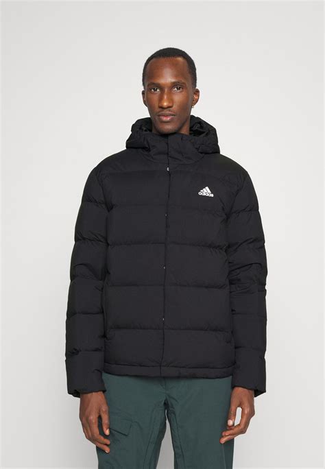 adidas daunenjacke helionic schwarz|Adidas Helionic Hooded Daunenjacke .